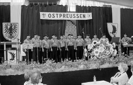 Teil des musikalischen Programms des Landestreffens: Der Shanty-Chor „De Klaashahns“.