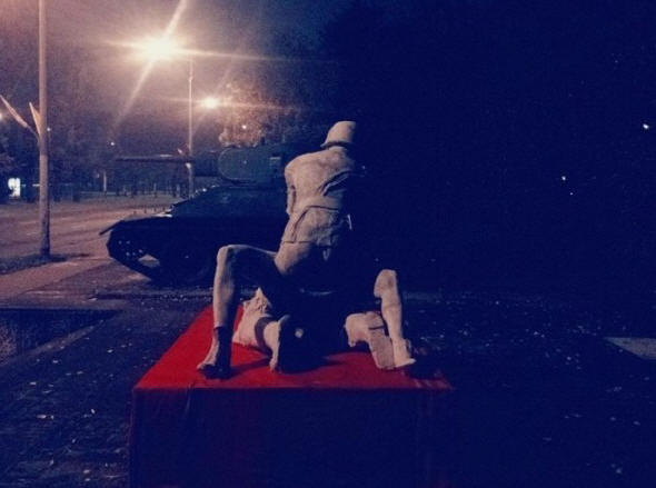 Denkmal zur Vergewaltigung durch Rotarmisten
