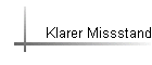 Klarer Missstand