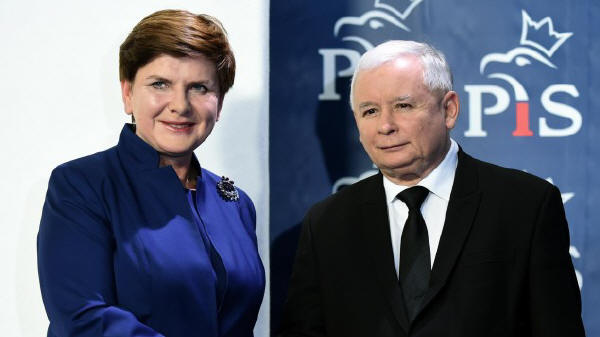 Die polnische Ministerprsidentin Beata Szydlo und PiS-Chef Jaroslaw Kaczynski (AFP / Janek Skarzynski)