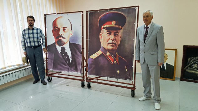 In der Zentrale der Kommunistischen Partei Russlands in Chabarowsk (Deutschlandradio / Gesine Dornblth)