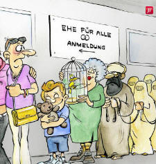 Die Ehe fr 'Alle' ... auch Dr. Bern Fabritius (BdV) hat dafr gestimmt ...