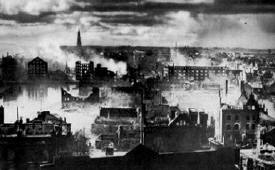 Das zerstrte Knigsberg nach dem Luftangriff im August 1944