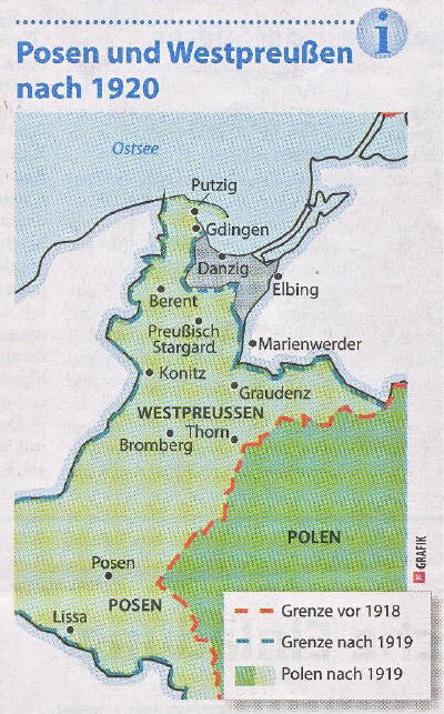Posen und Westpreuen nach 1920
