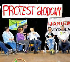 Bereits seit dem 2. Dezember protestieren Bürger gegen die Vergrößerung der Woiwodschaftshauptstadt Oppeln.