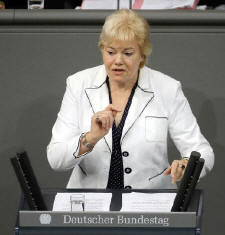 Erika Steinbach im Deutschen Bundestag